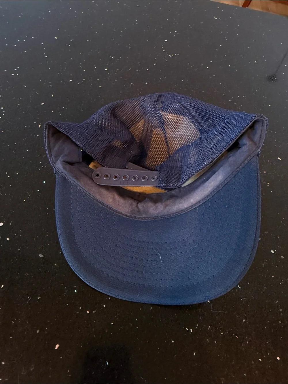 Vintage Ansar Illini Football Trucker Hat - Navy with Orange Logo 1993